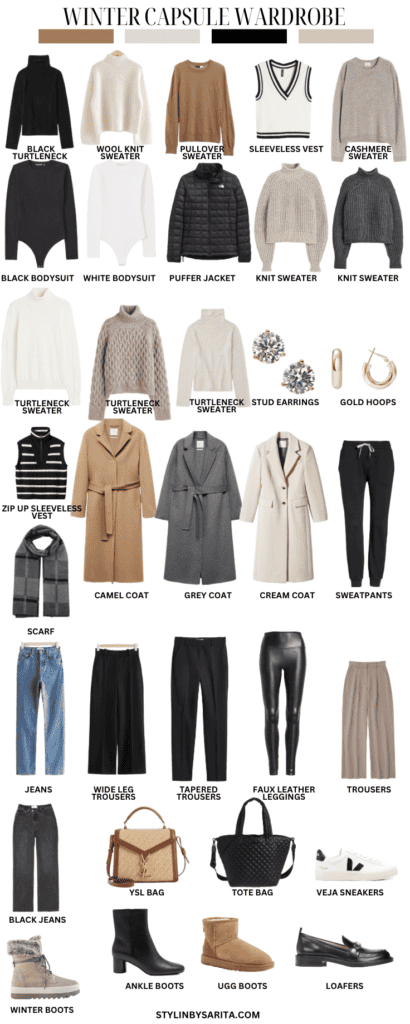 winter capsule wardrobe