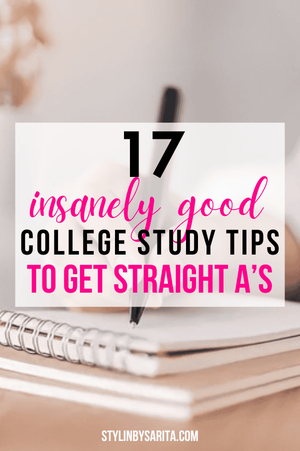 college study tips
