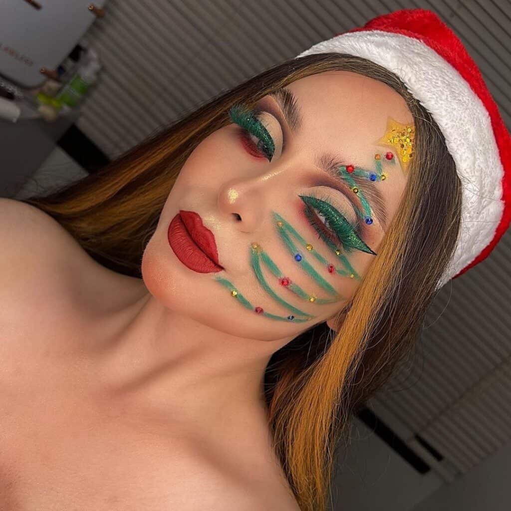 Christmas makeup ideas