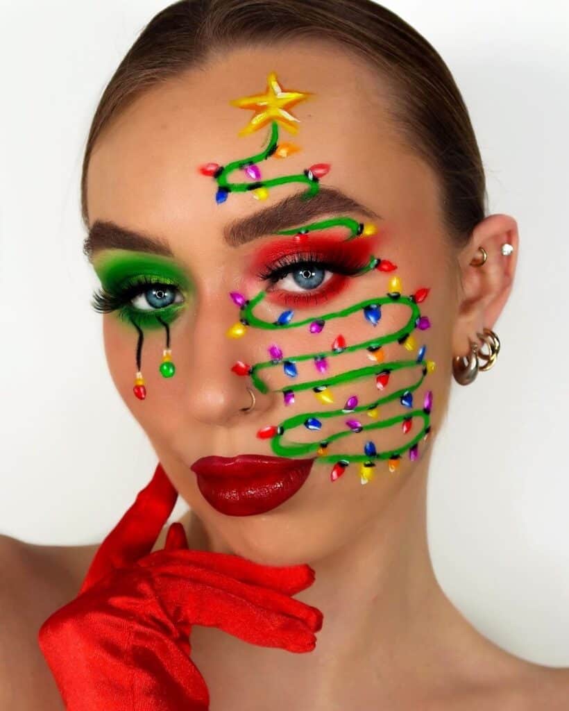 Christmas makeup ideas