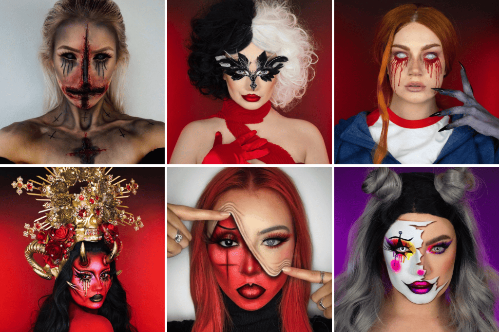 easy Halloween makeup looks