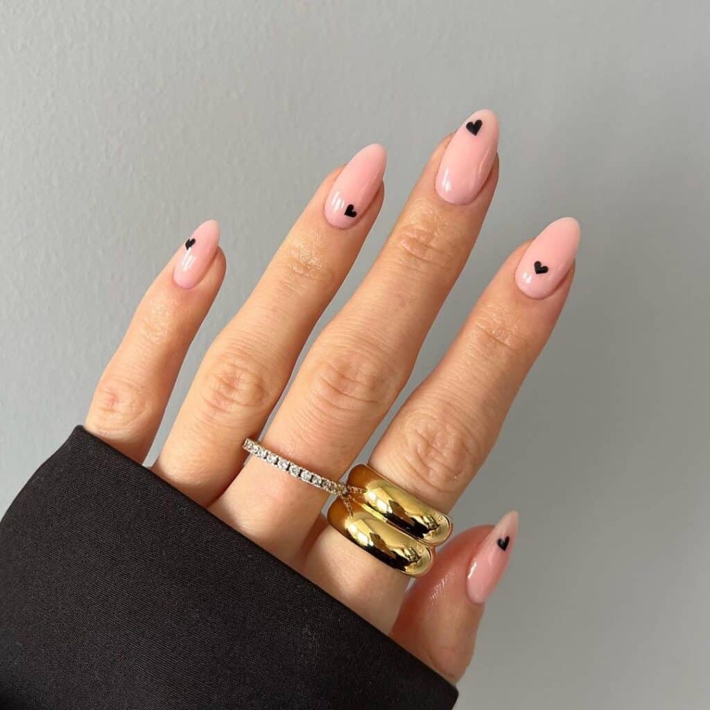 valentines nails