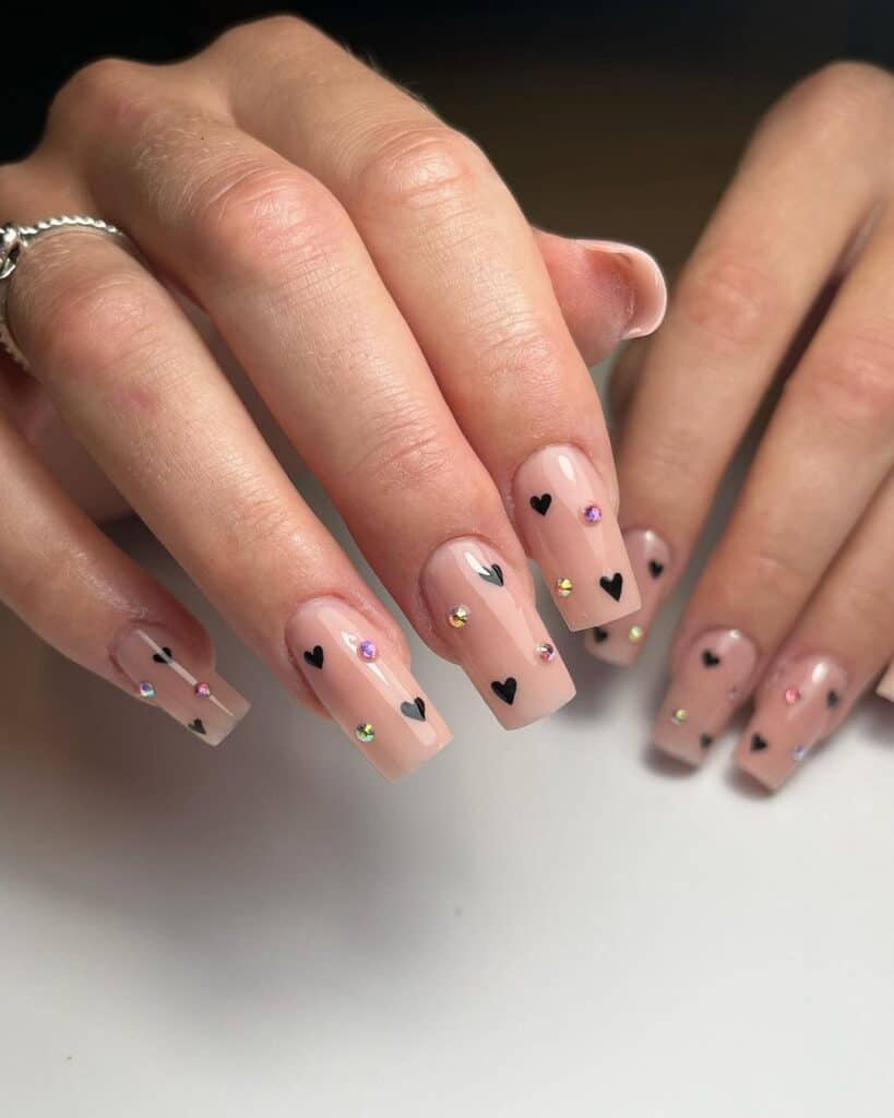 valentines nails