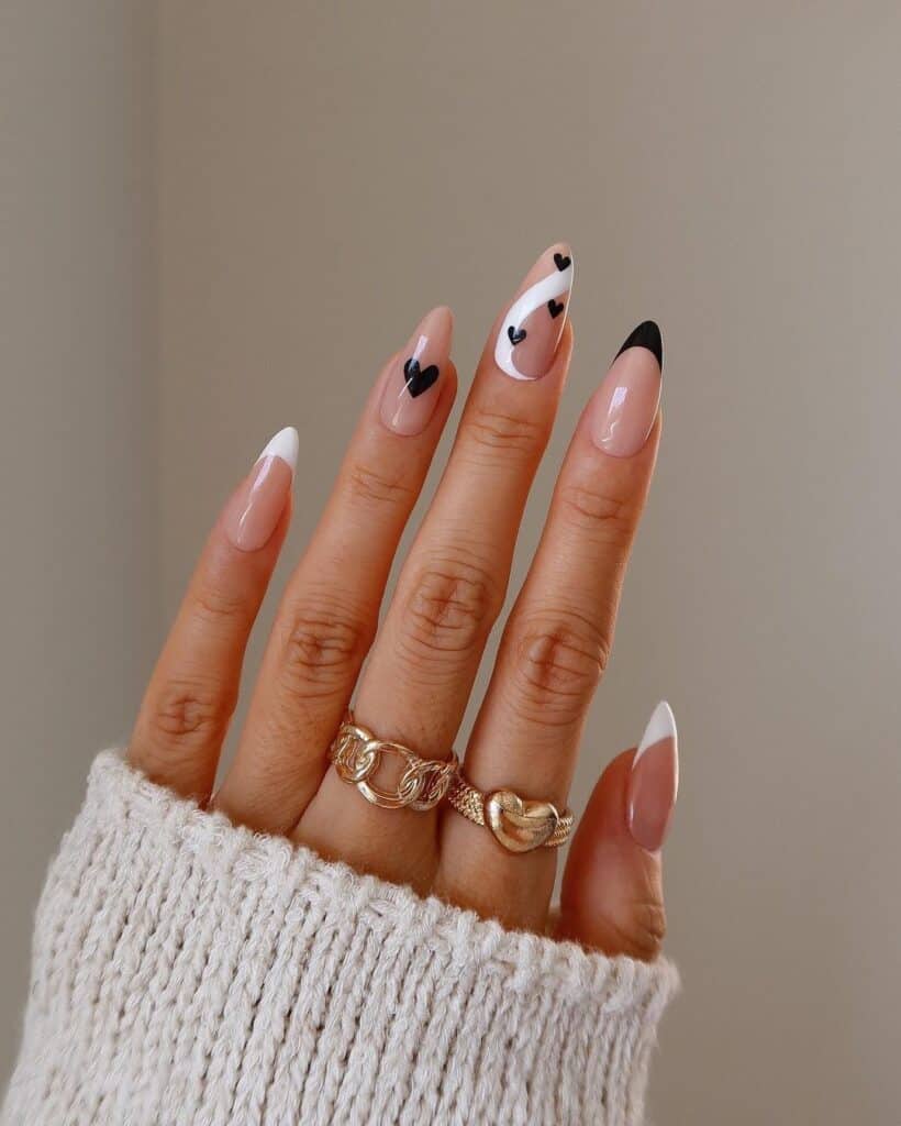 valentines nails