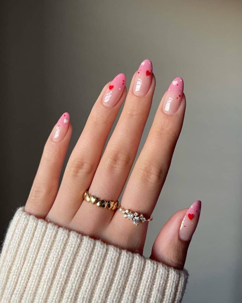 valentines nails