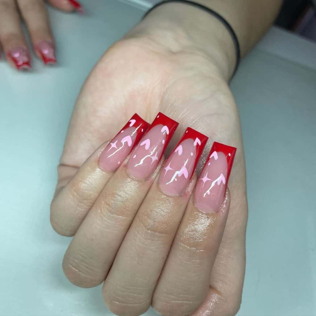 valentines nails