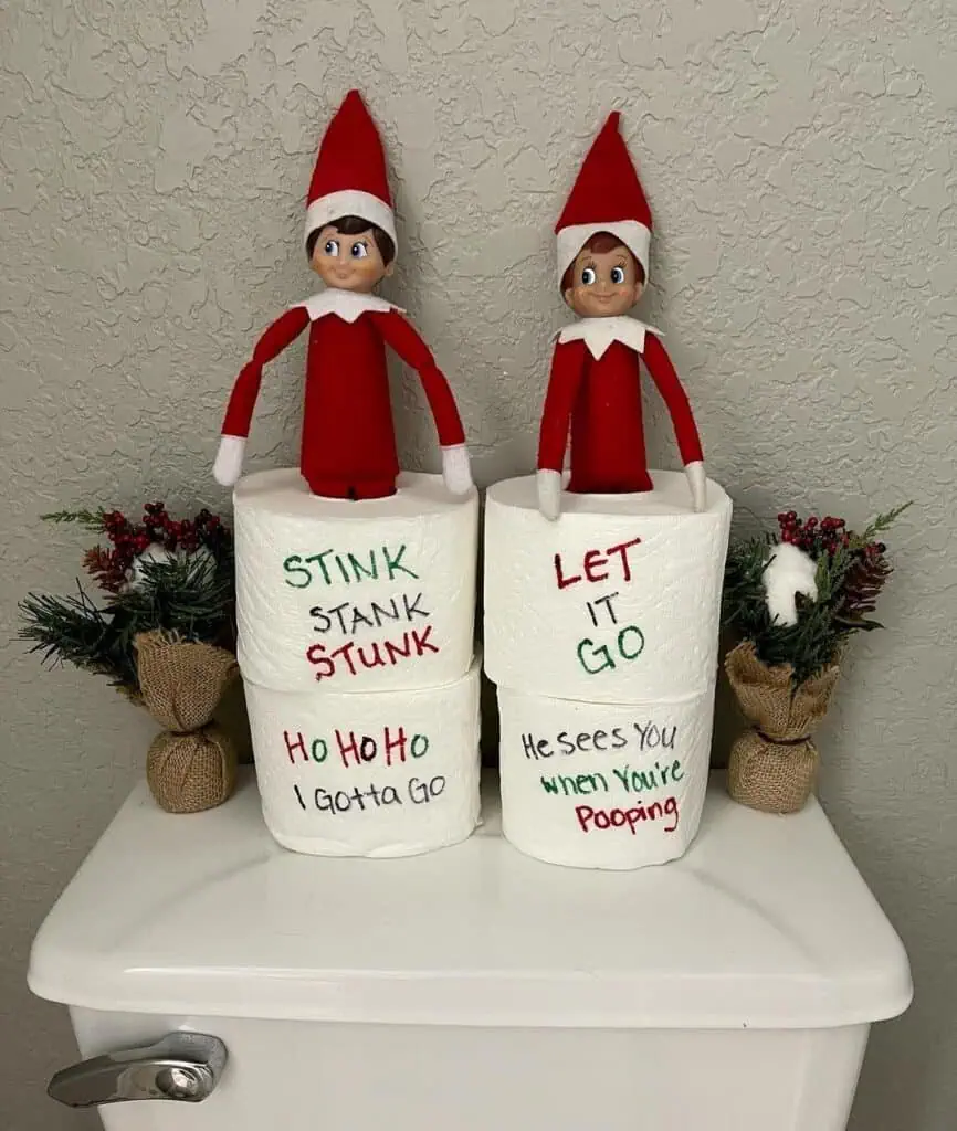 elf on the shelf ideas
