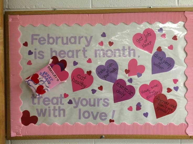 Valentine’s Day door decorations
