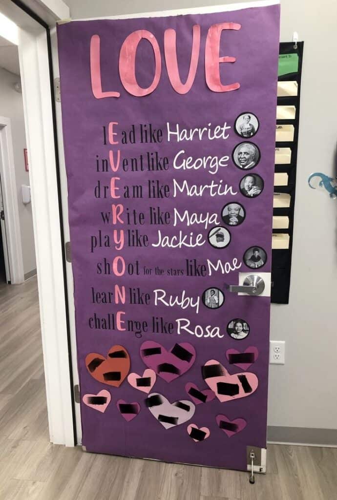 BLACK HISTORY MONTH DOOR DECORATIONS