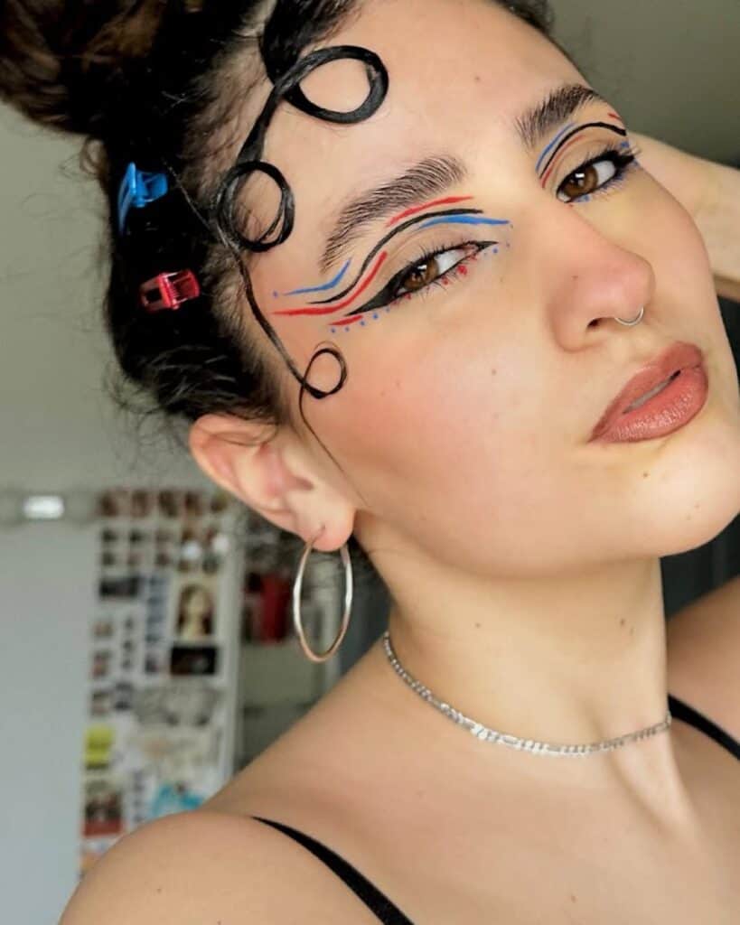 4TH OF JULY MAKEUP IDEAS