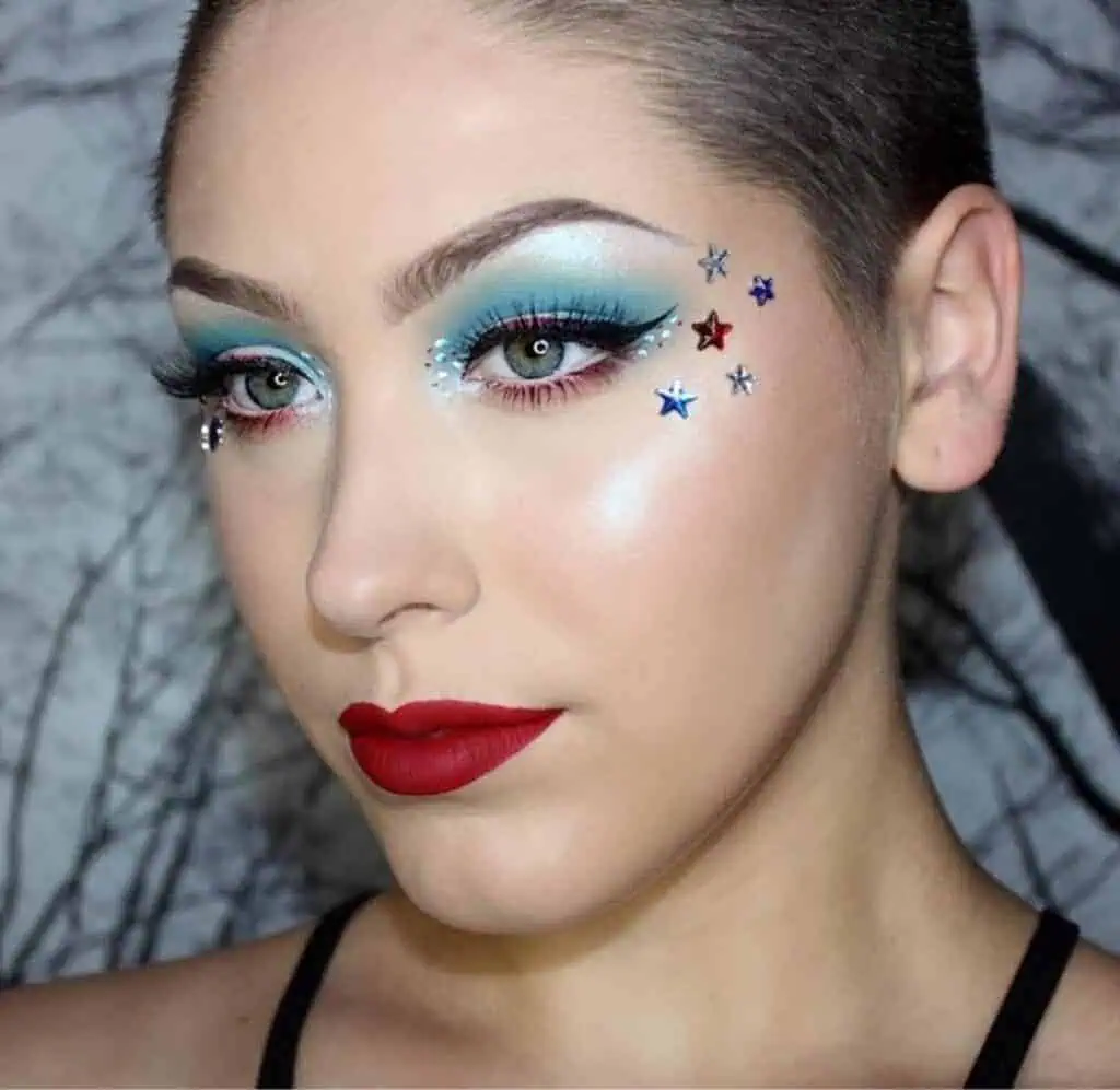 4TH OF JULY MAKEUP IDEAS