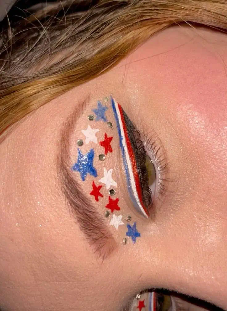 4TH OF JULY MAKEUP IDEAS