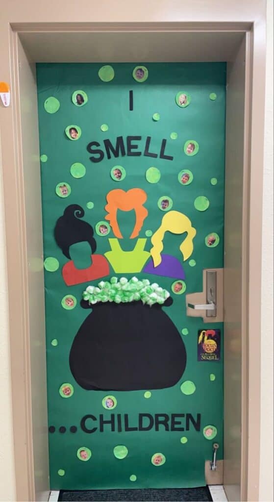 Halloween door decorations