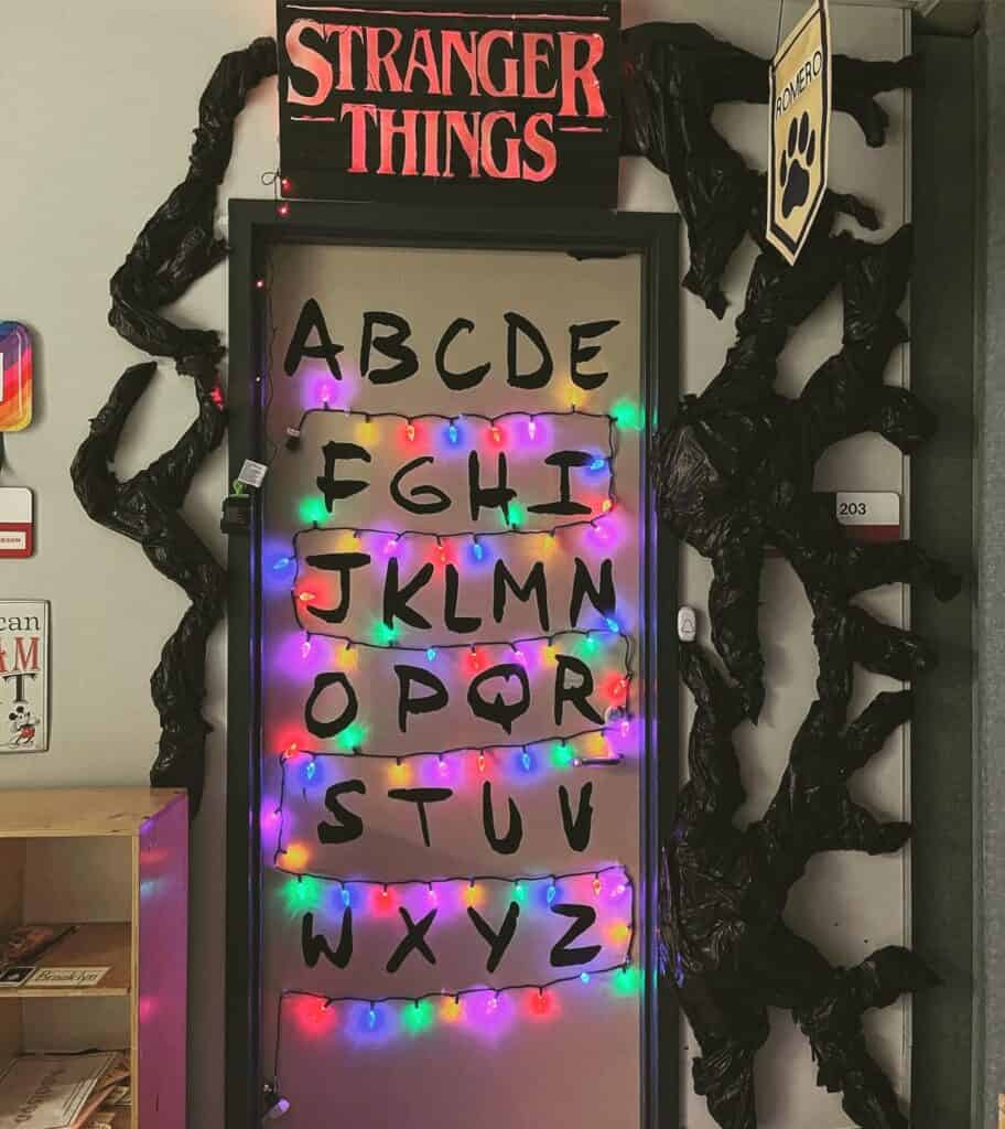 Halloween door decorations