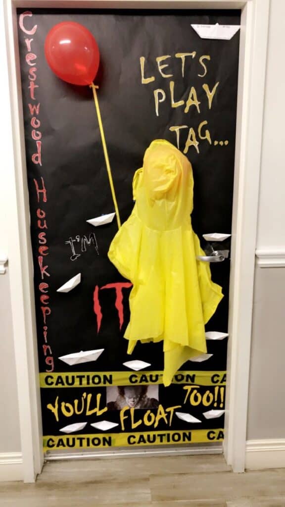 Halloween door decorations