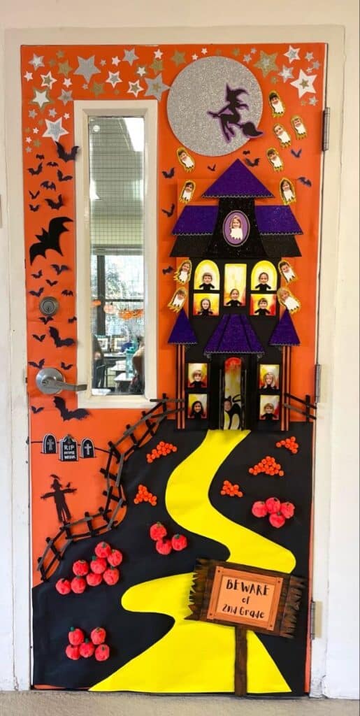 Halloween door decorations
