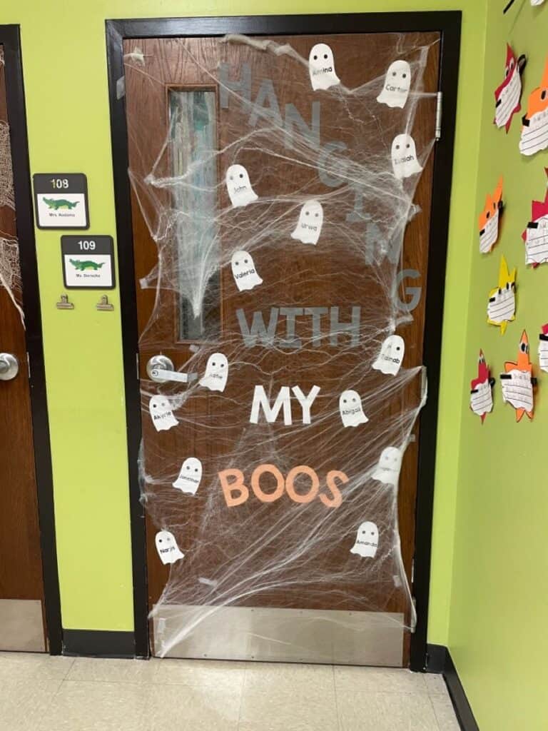 Halloween door decorations