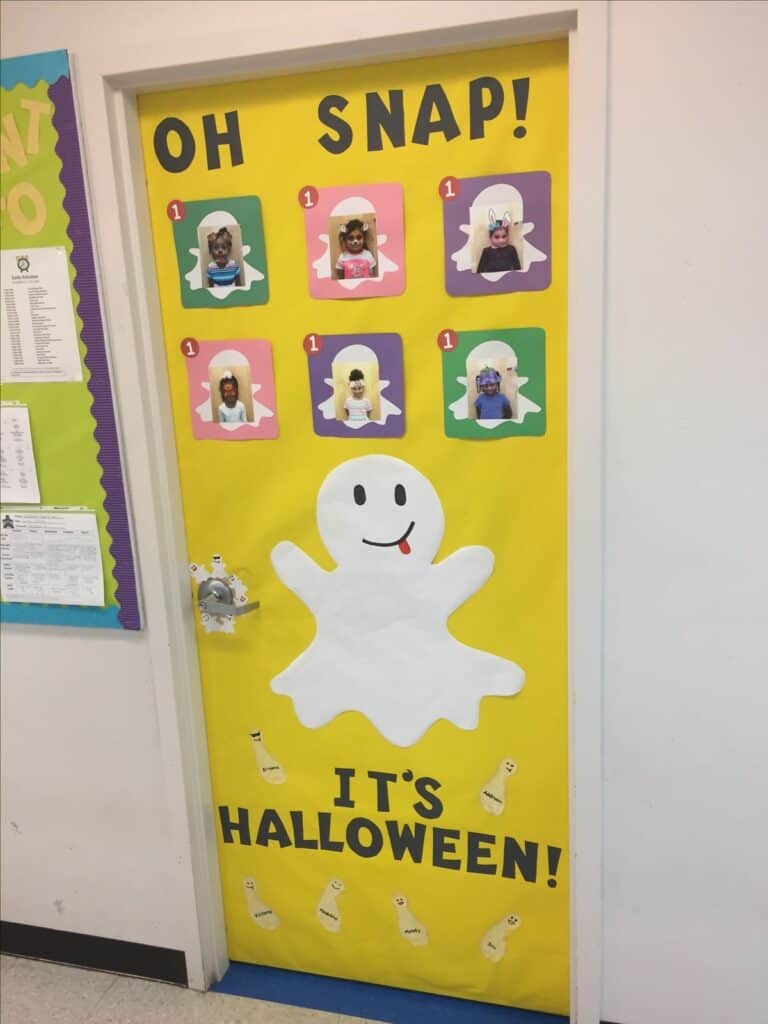 Halloween door decorations