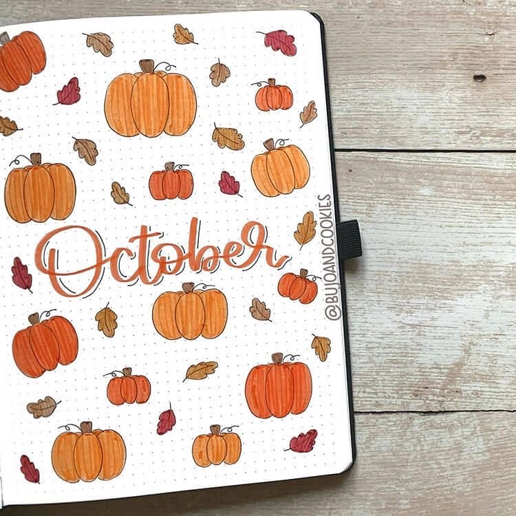 bullet journal ideas for fall