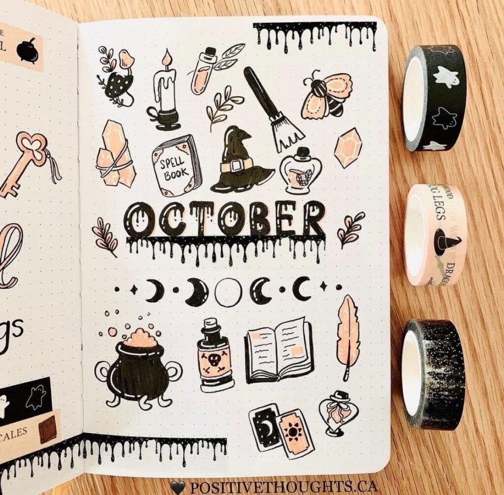 bullet journal ideas for fall