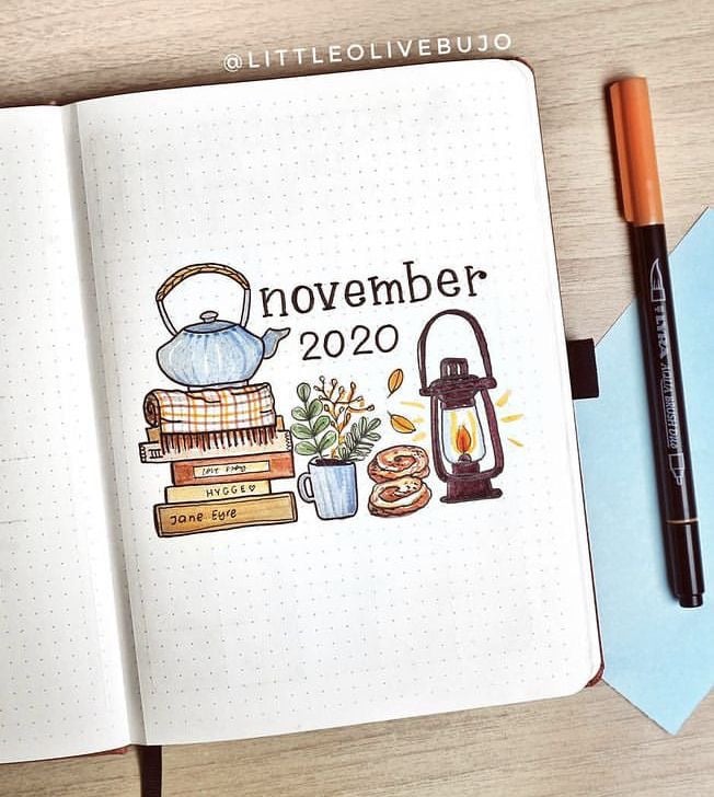 bullet journal ideas for fall