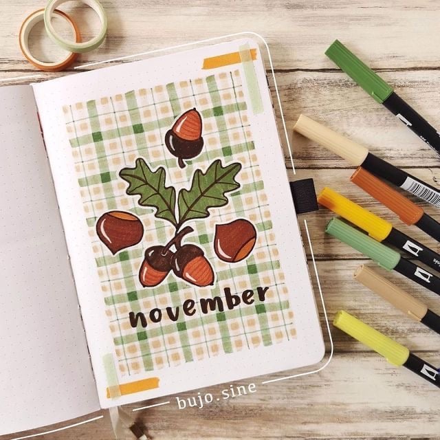 bullet journal ideas for fall