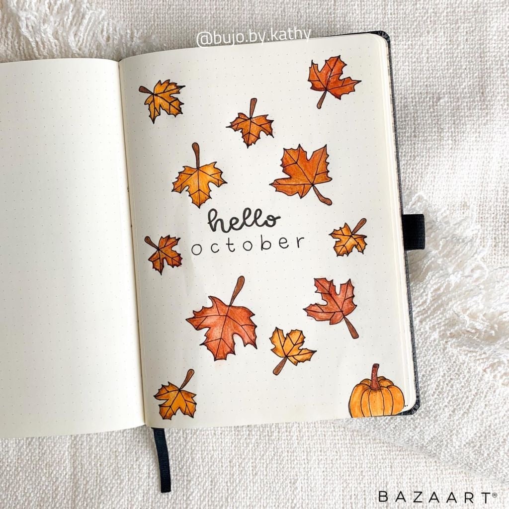 bullet journal ideas for fall