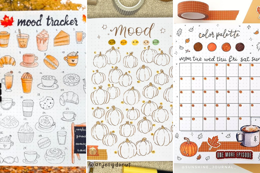 bullet journal ideas for fall