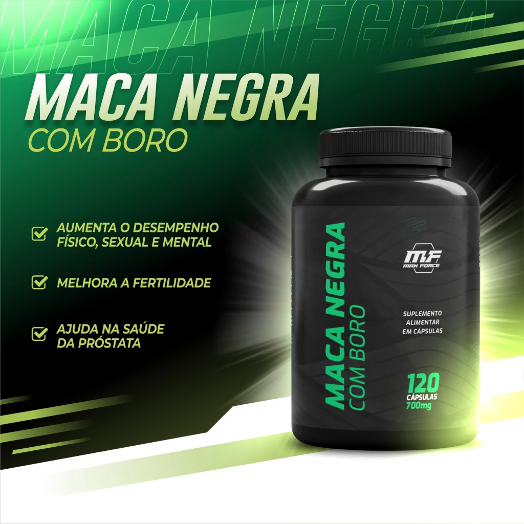 Maca Negra com Boro