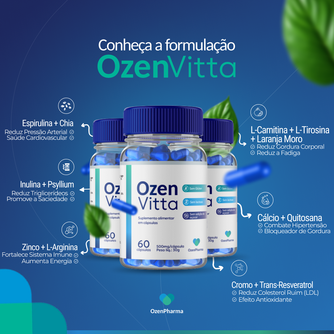 Clique e Conheça mais Informações sobre o Ozenvitta