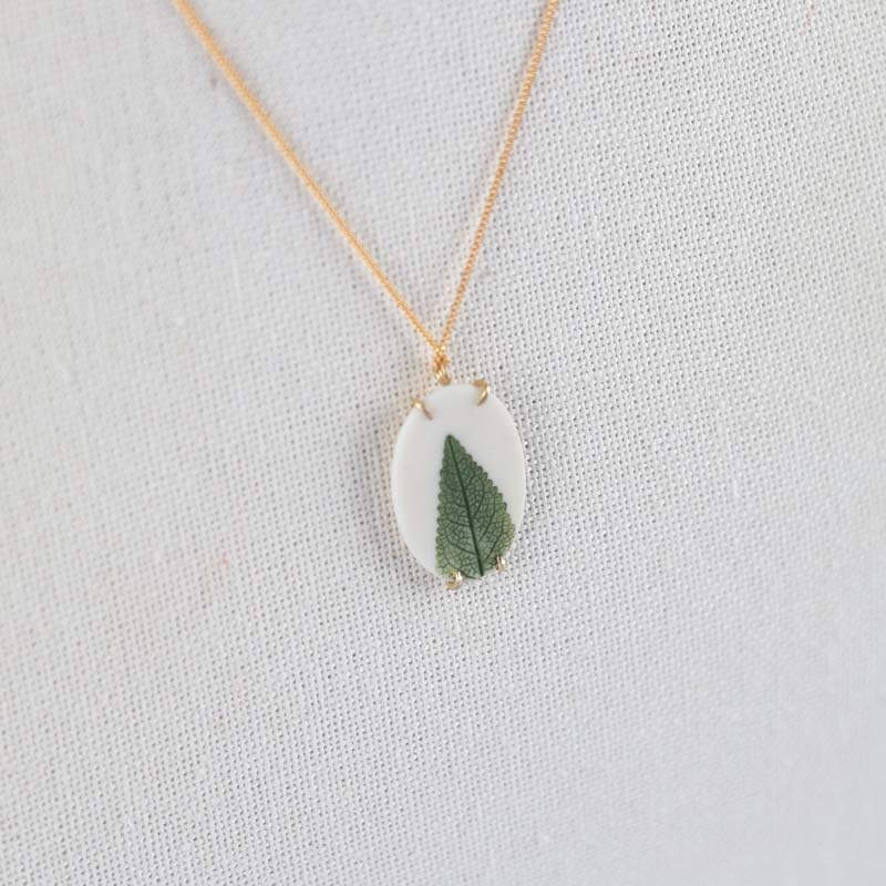 Necklace with Ceramic Pendant - Image 1