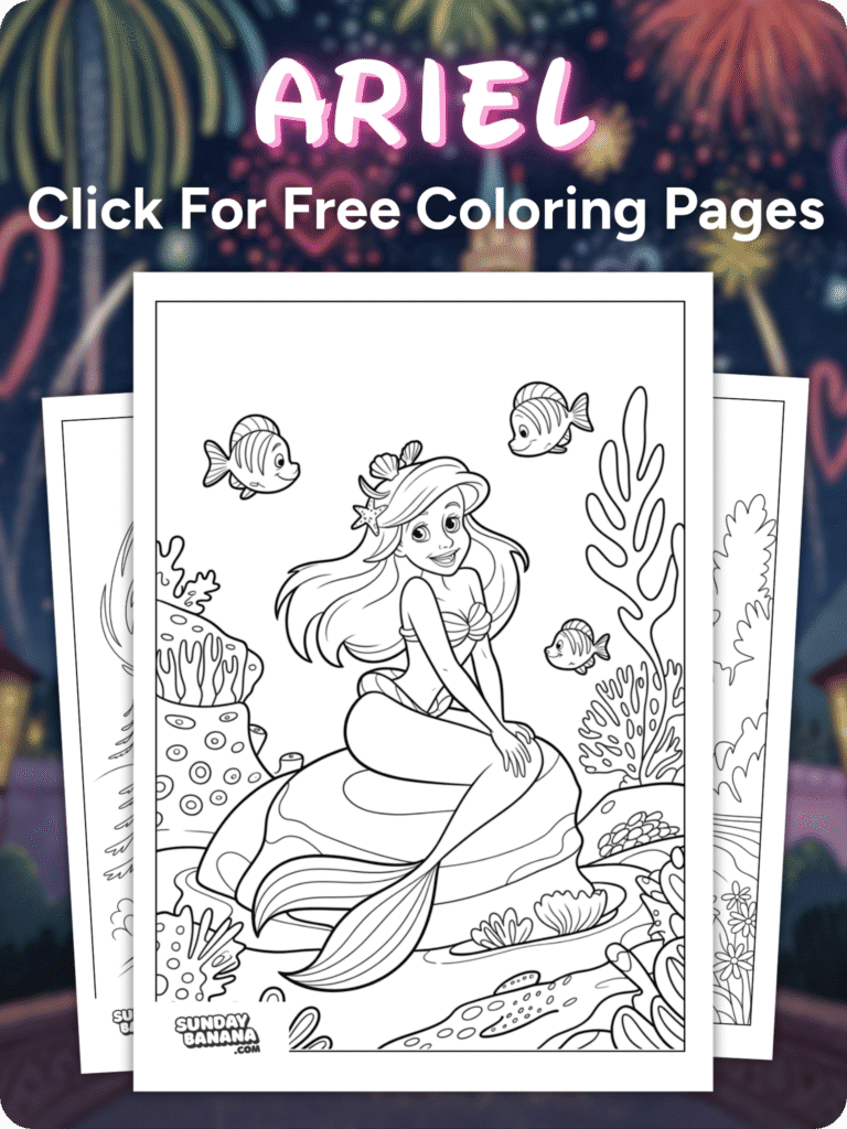 Ariel-Coloring-Pages-for-Disney