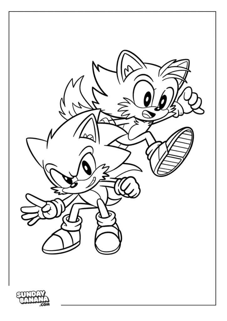 sonic-and-tails-cheeky-coloring-page