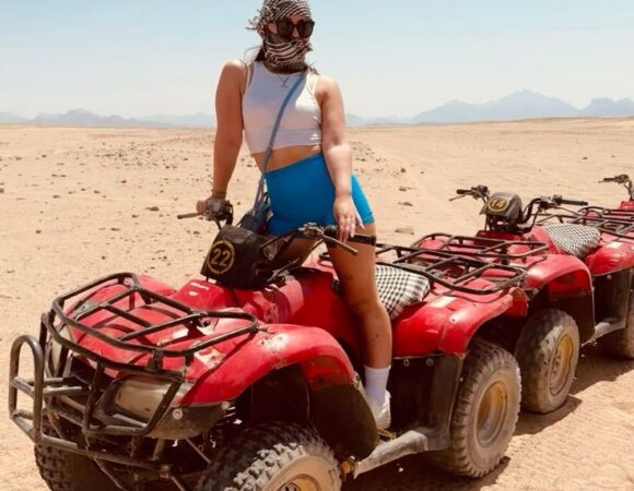 Makadi quad bike tour with sea cave stop