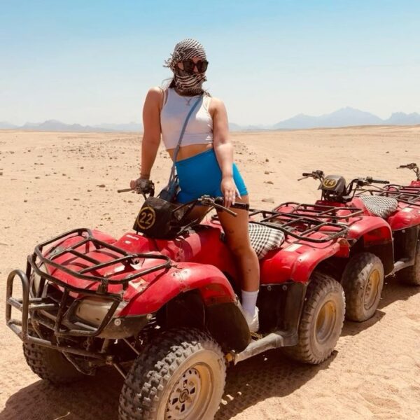 Makadi quad bike tour with sea cave stop