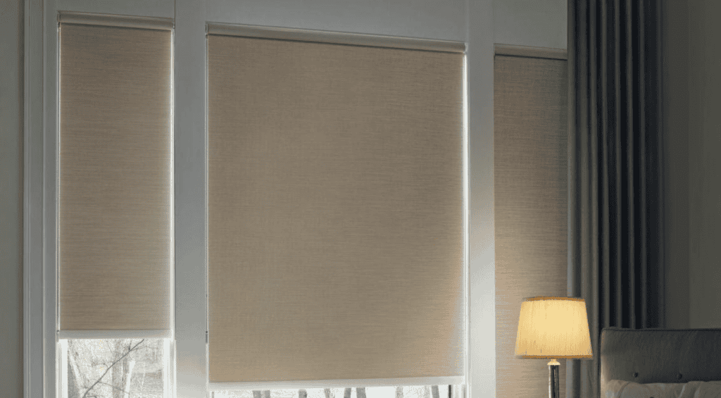 Sun shades window fashions for enhanced privacy and light control in modern interiors.