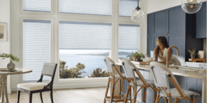 Sun shades window fashions, custom sun shades and window blinds for modern home interiors.