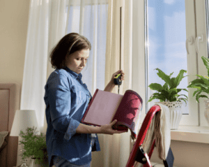 Sun shades window fashions adjustable exterior solar shade for privacy and sun control.