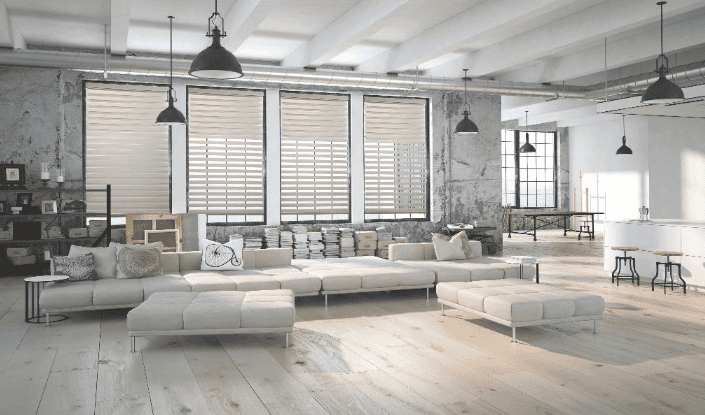 Stylish window shades and blinds for modern home decor.