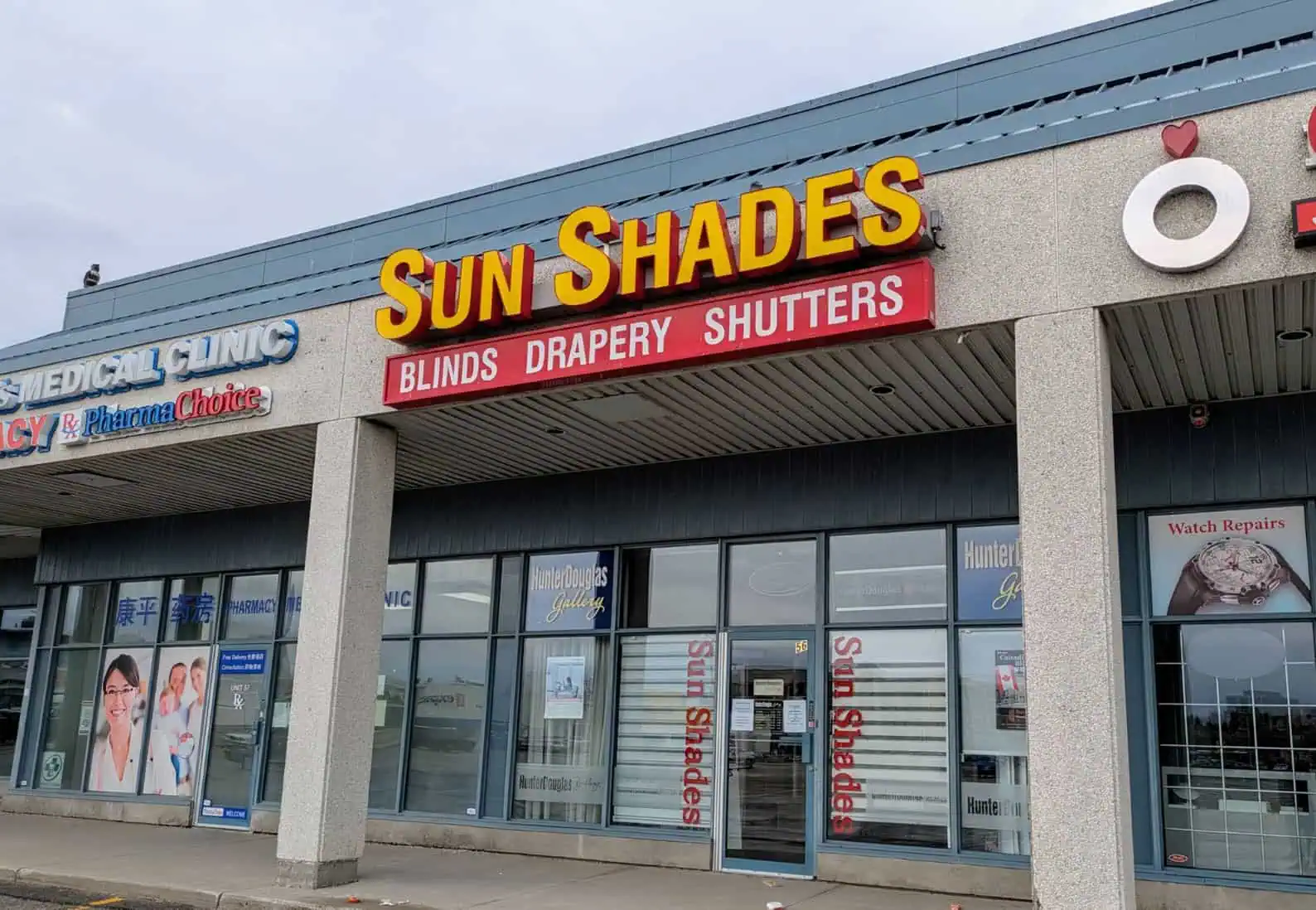 Sun Shades store offering custom blinds, drapery, and shutters in Sherwood Park. Wide selection of window coverings for home and office. Expert service and quality products.
