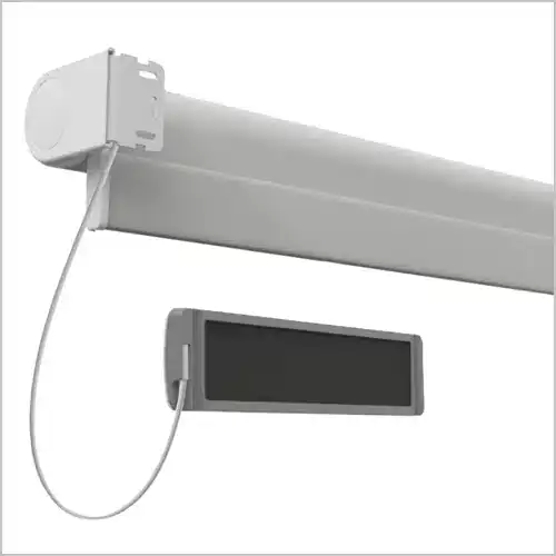 Motorized window blind with remote control for ease of operation and modern window treatment solutions. Perfect for improving home functionality and aesthetics with superior blinds.