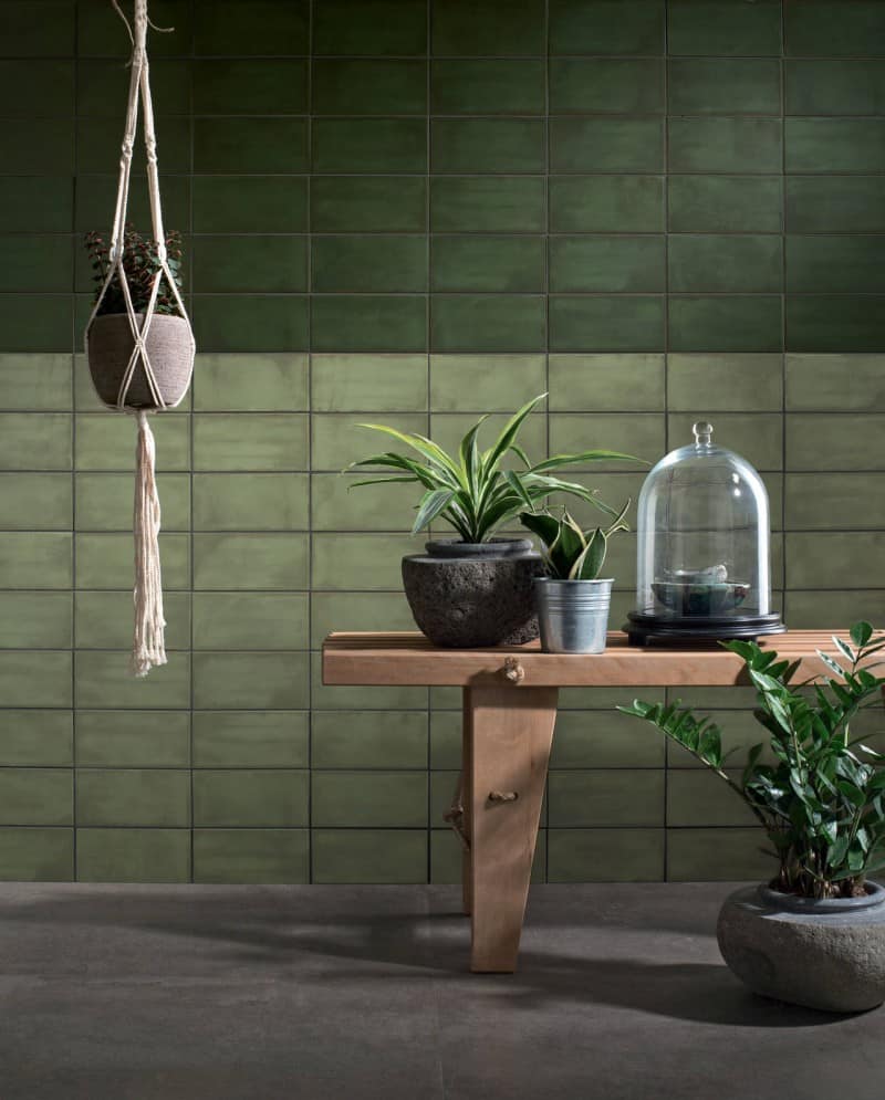 May-olive-and-fern-Earthy-room Emerging Tile Trends (2021) by Tile Depot (+common mistakes to avoid)