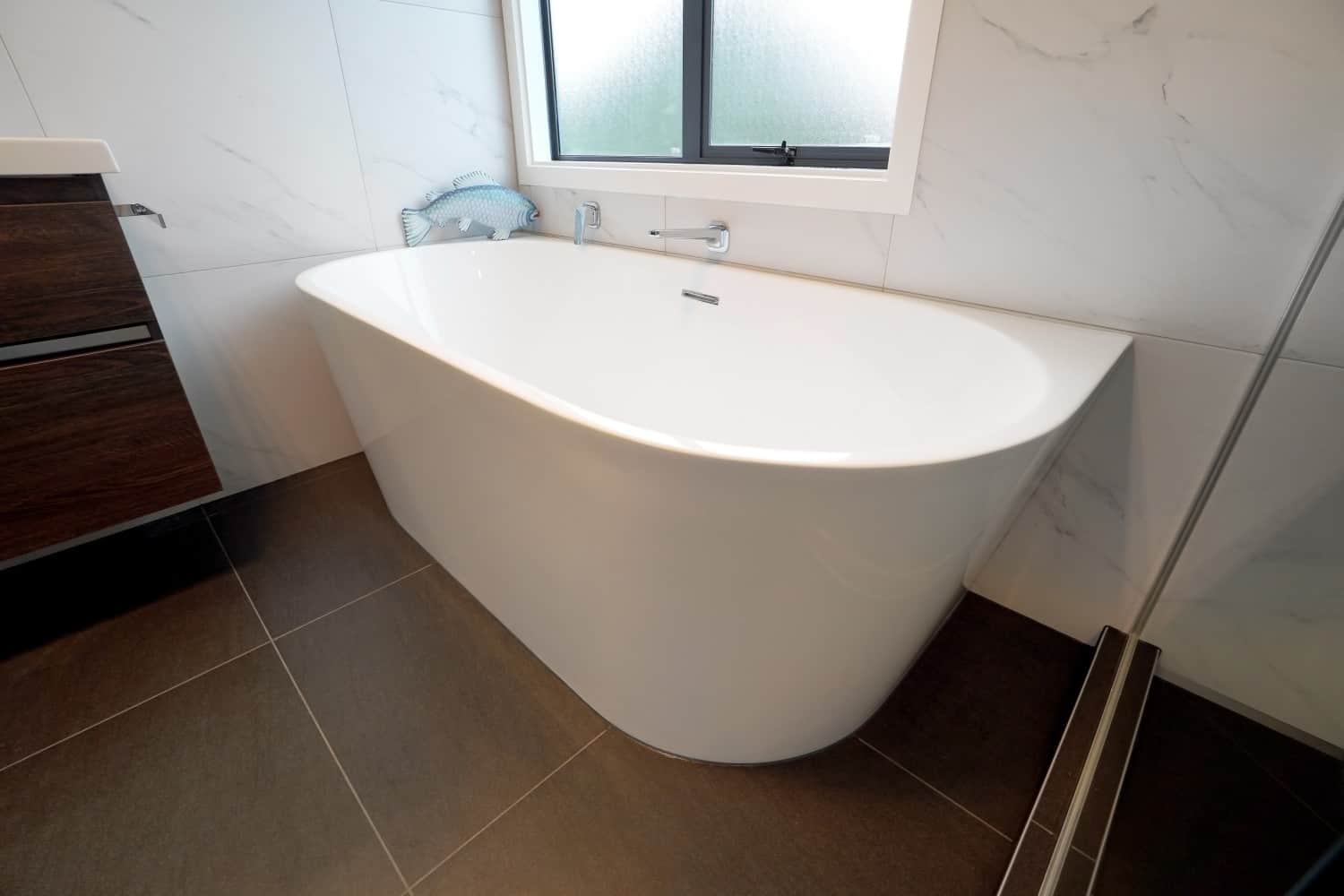 DSC00266 Modern Bathroom Renovation With a Dark Colour palette in North Shore, Auckland