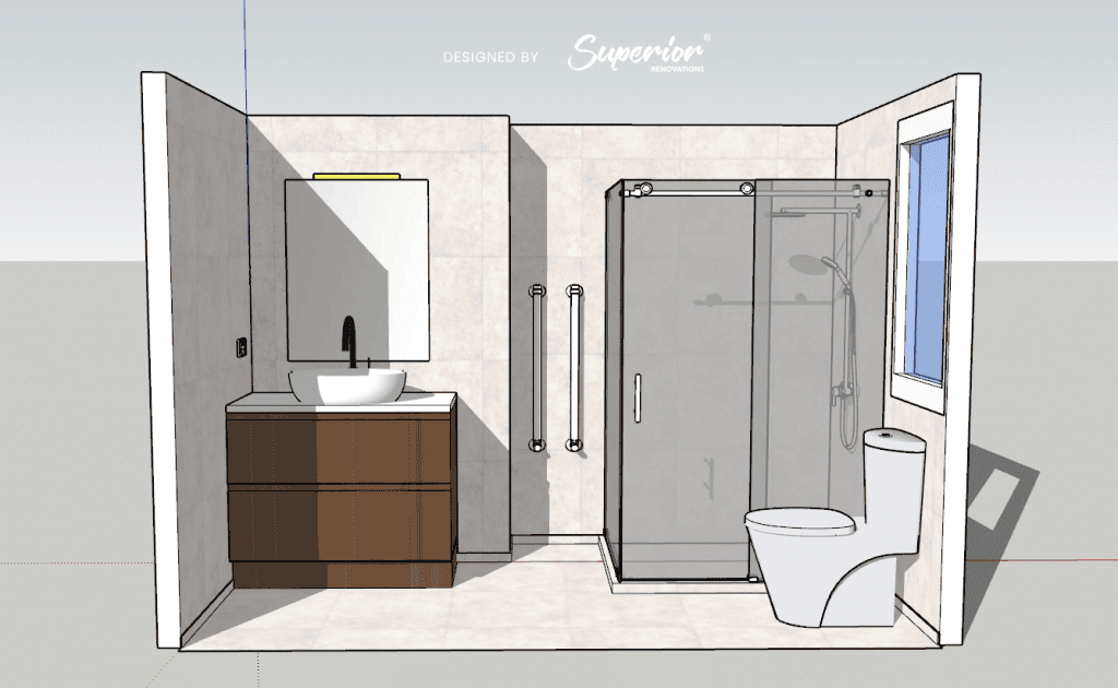 Small-Bathroom-Design-Superior-Renovations-1-1024x630 Guide On Small Bathroom Renovations: Layout, Costs and Designs