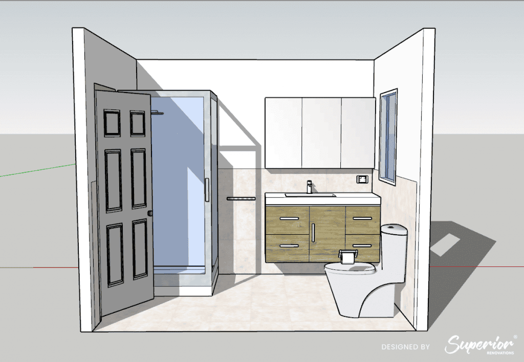 Small-Bathroom-Design-Superior-Renovations-14-1024x708 Guide On Small Bathroom Renovations: Layout, Costs and Designs