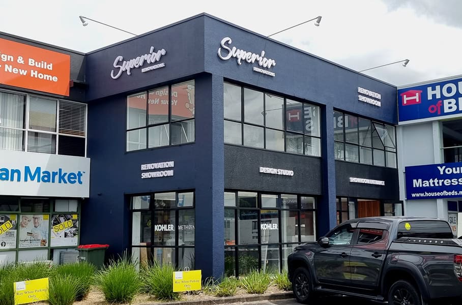 showroom-front-600 Kitchen Displays At Our Auckland Showroom: Detailed Breakdown