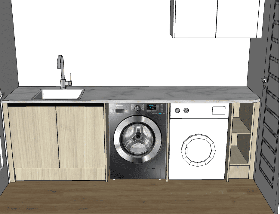 Laundry-2 Luxury Home Renovation in Mellons Bay, East Auckland