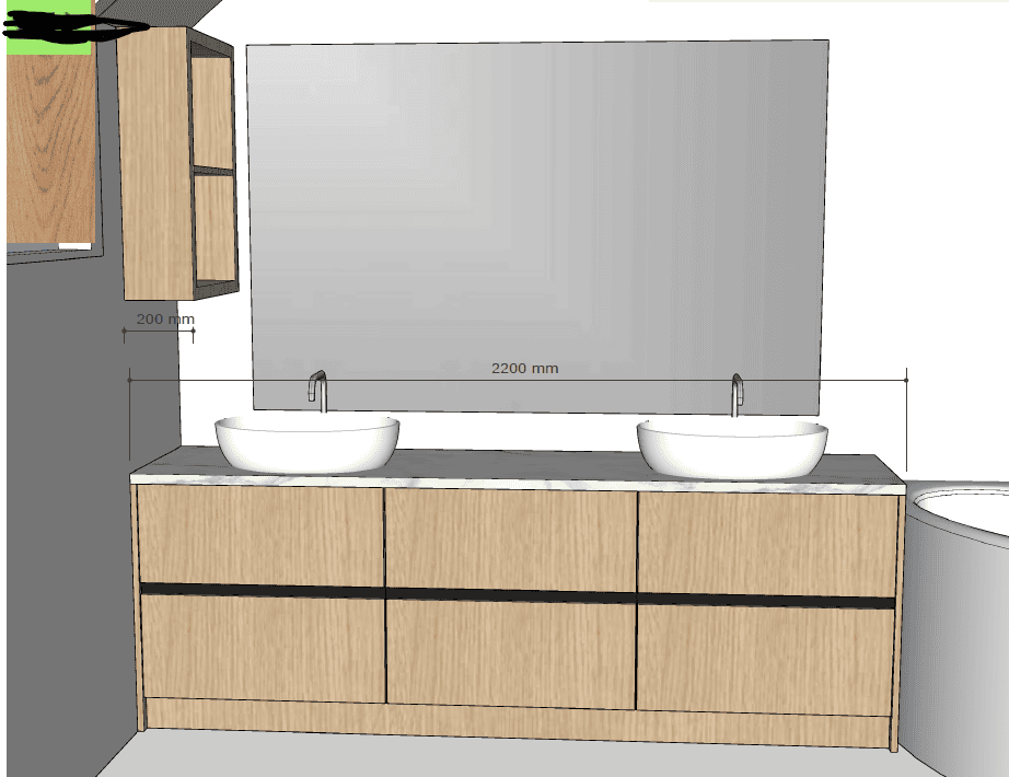 Vanity-design-1-2 Luxury Home Renovation in Mellons Bay, East Auckland