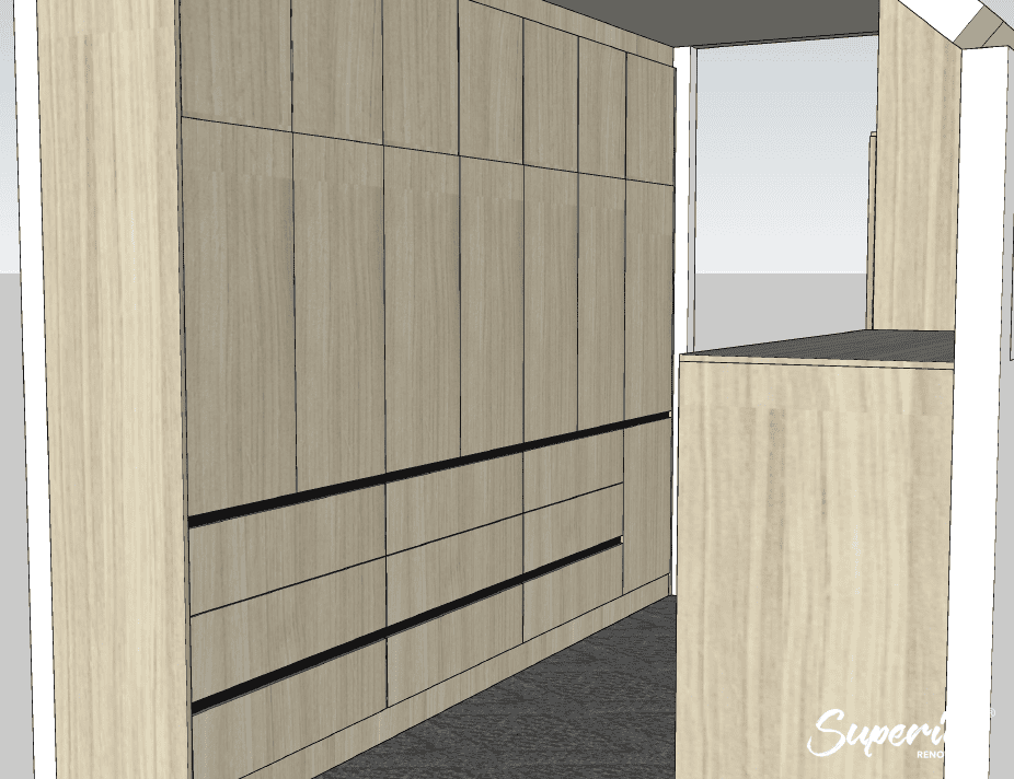 Wardrobe-4 Luxury Home Renovation in Mellons Bay, East Auckland