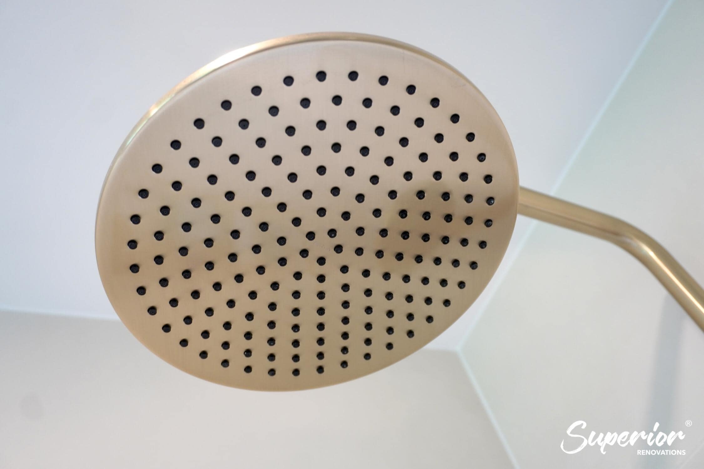 DSC04936 Classic Contemporary Bathroom renovation with Gold and Wooden finishes in Massey